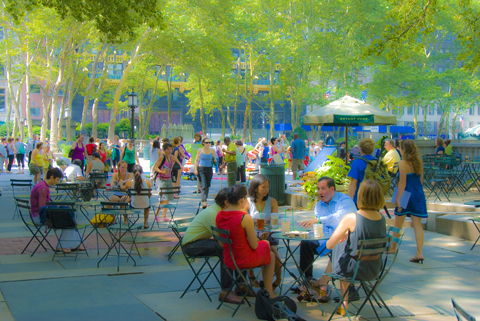 bryant park  yoga