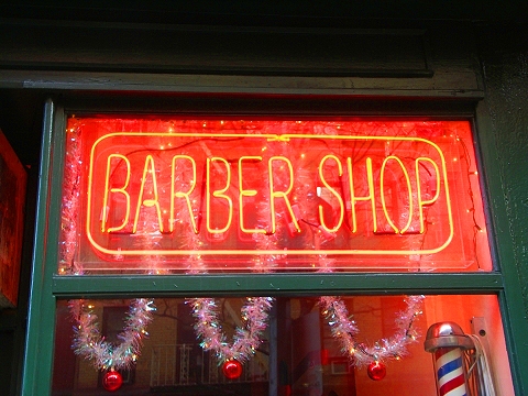 NY-Greenwich_Village-Christmas_Windows-20-Barber_Shop.JPG