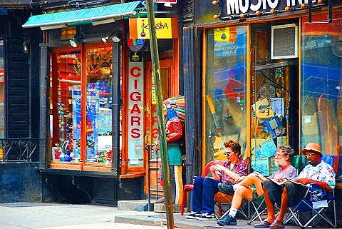 NY-Greenwich_Village_Summer-41-People-Cigar_Shop_Stoop.JPG