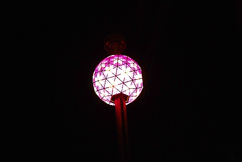NY- Crystal Ball over Time Square on New Years Eve 2008