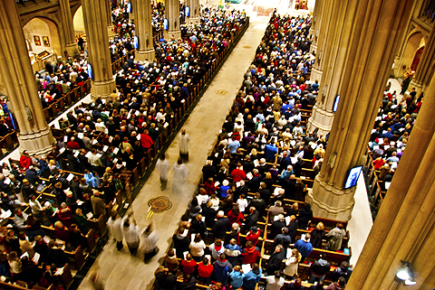 choir cathedral mass ny patrick st sunday saint patricks york cardinal