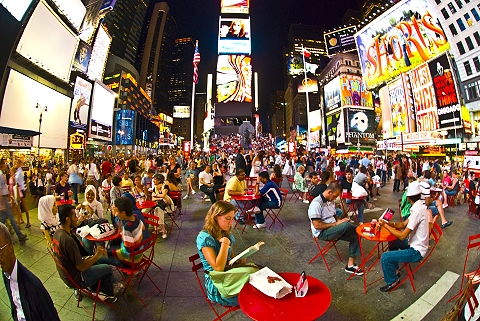 pictures of time square at night. NY- Times Square at Night